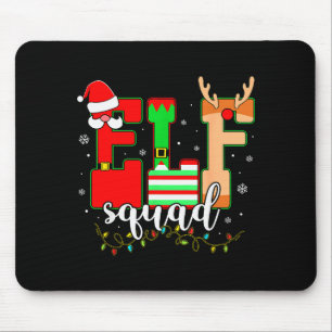 Elf Squad Pajamas For Women Adults Girls Boys Kids Mouse Pad