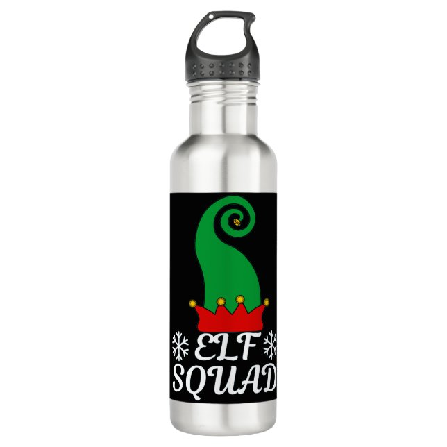Elf Squad Stainless Steel Water Bottle (Front)