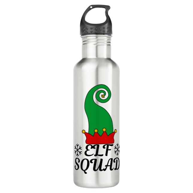 Elf Squad Stainless Steel Water Bottle (Front)