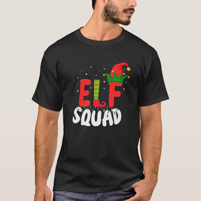 Elf Squad Toddler Family Reunion Christmas Party 2 T-Shirt (Front)
