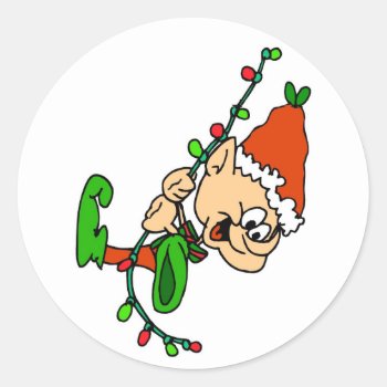 Elf Sticker by forbes1954 at Zazzle