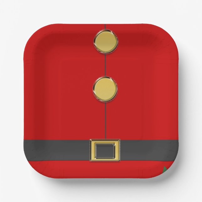elf suit paper plates (Front)