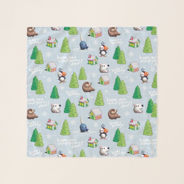 Elf the Movie | Bye Buddy Hope You Find Your Dad Scarf (Front)