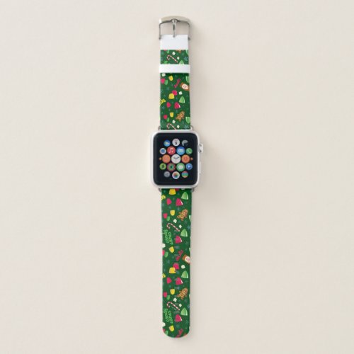 Elf the Movie Candy Pattern Apple Watch Band
