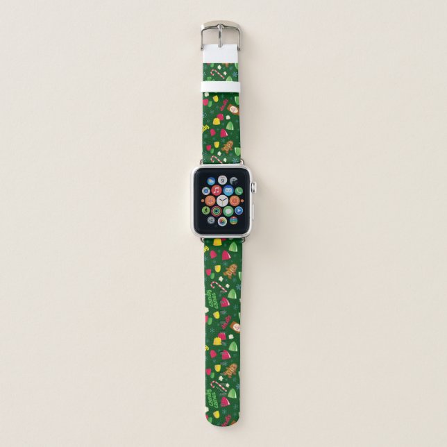 Elf the Movie Candy Pattern Apple Watch Band (Front)