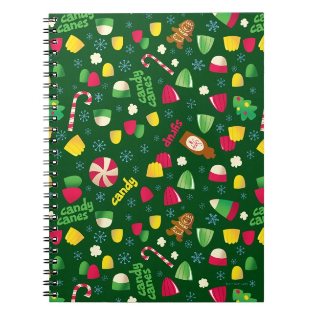 Elf the Movie Candy Pattern Notebook (Front)