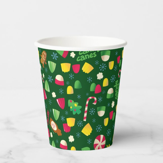Elf the Movie Candy Pattern Paper Cups (Front)