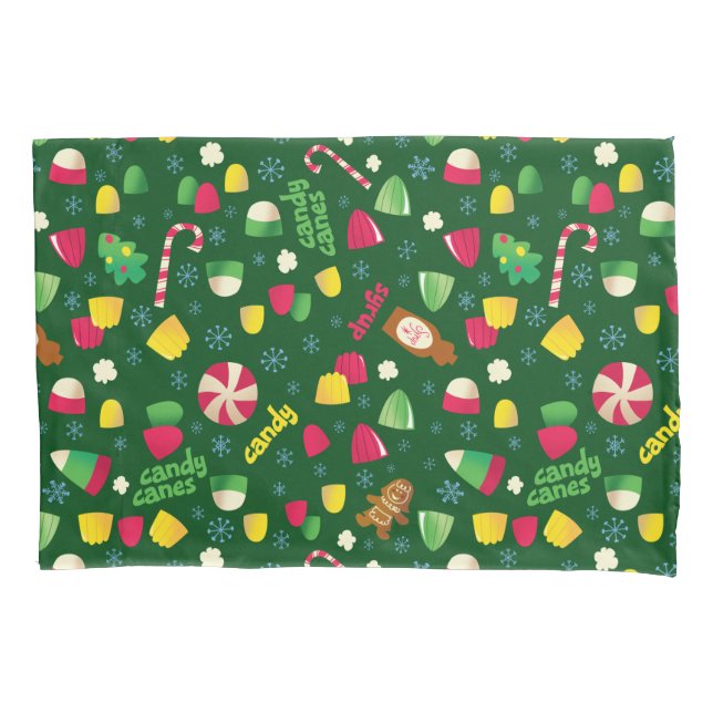 Elf the Movie Candy Pattern Pillow Case (Front)
