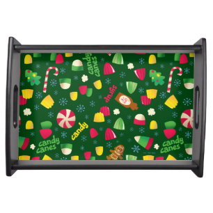 Elf the Movie Candy Pattern Serving Tray