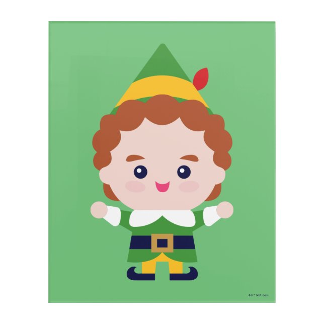 Elf the Movie | Cute Buddy Acrylic Print (Front)