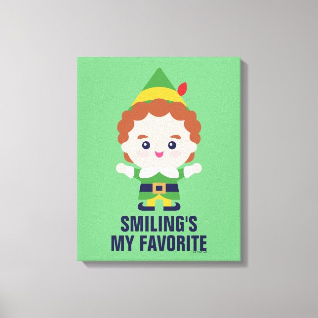 Elf the Movie | Cute Buddy Canvas Print (Front)