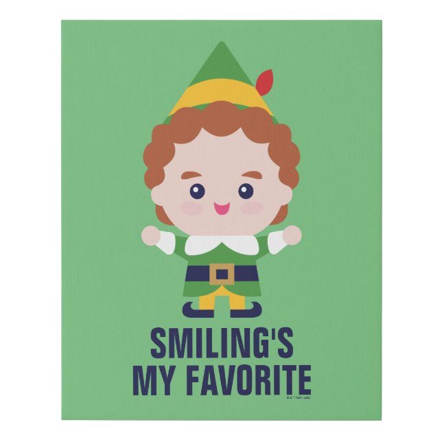 Elf the Movie | Cute Buddy Faux Canvas Print (Front)
