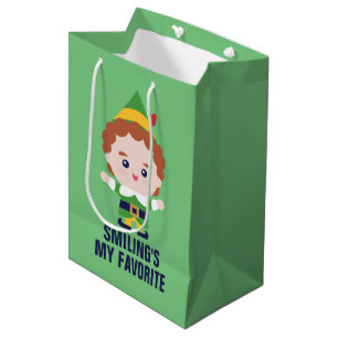 Elf the Movie Cute Buddy Medium Gift Bag