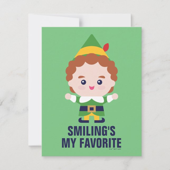 Elf the Movie | Cute Buddy Note Card (Front)