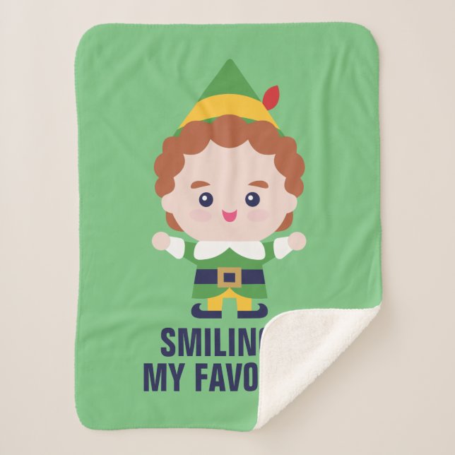 Elf the Movie | Cute Buddy Sherpa Blanket (Front)