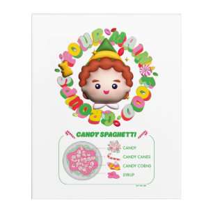 Elf the Movie   Four Main Food Groups Acrylic Print