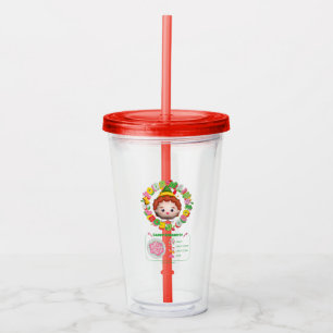 Elf the Movie   Four Main Food Groups Acrylic Tumbler