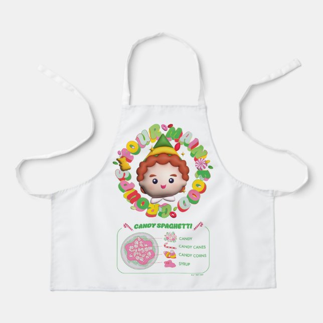 Elf the Movie | Four Main Food Groups Apron (Front)