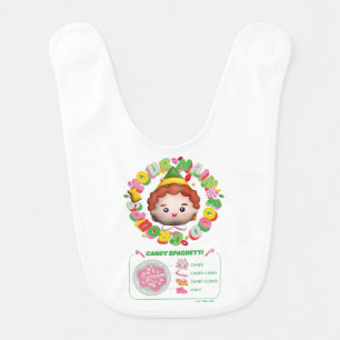 Elf the Movie Four Main Food Groups Baby Bib