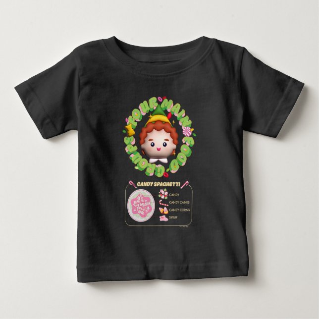 Elf the Movie | Four Main Food Groups Baby T-Shirt (Front)