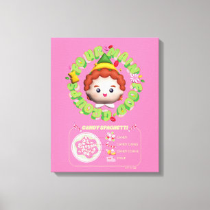 Elf the Movie   Four Main Food Groups Canvas Print