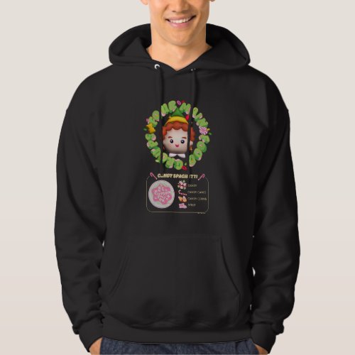 Elf the Movie  Four Main Food Groups Hoodie