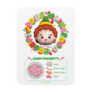 Elf the Movie Four Main Food Groups Magnet