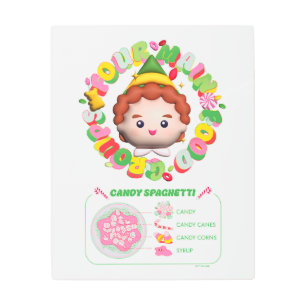 Elf the Movie Four Main Food Groups Metal Print