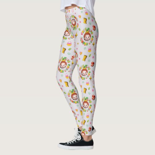 Elf the Movie  Four Main Food Groups Pattern Leggings