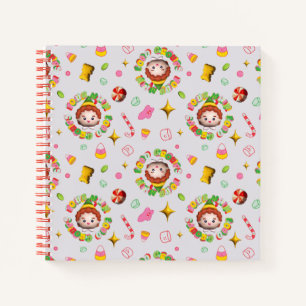 Elf the Movie Four Main Food Groups Pattern Notebook