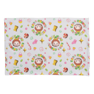 Elf the Movie   Four Main Food Groups Pattern Pillow Case