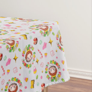 Elf the Movie   Four Main Food Groups Pattern Tablecloth