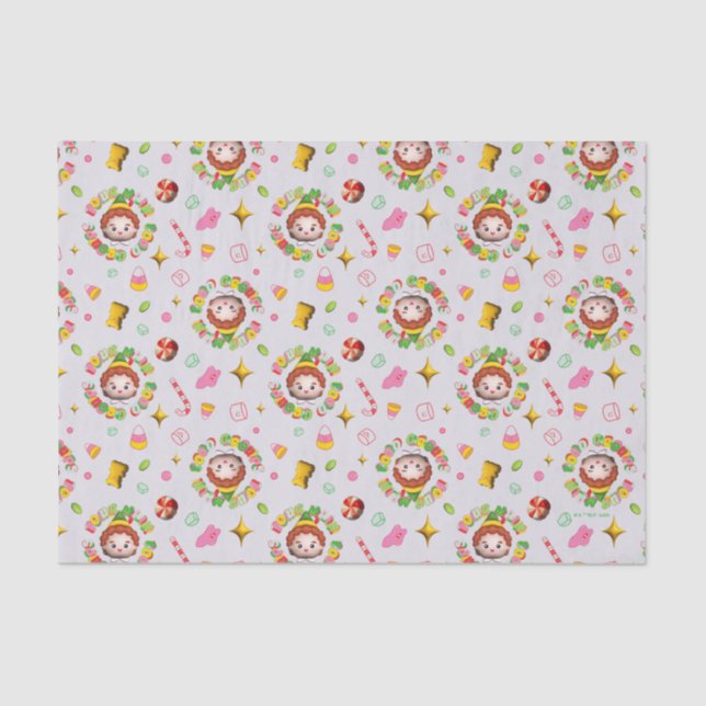 Elf the Movie | Four Main Food Groups Pattern Tissue Paper (Front)