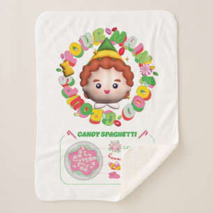 Elf the Movie Four Main Food Groups Sherpa Blanket