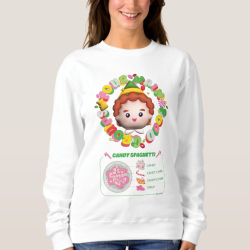 Elf the Movie  Four Main Food Groups Sweatshirt