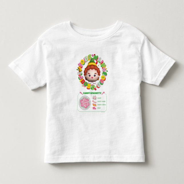 Elf the Movie | Four Main Food Groups Toddler T-shirt (Front)
