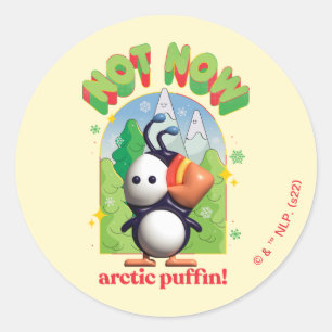 Elf the Movie Not Now Arctic Puffin! Classic Round Sticker