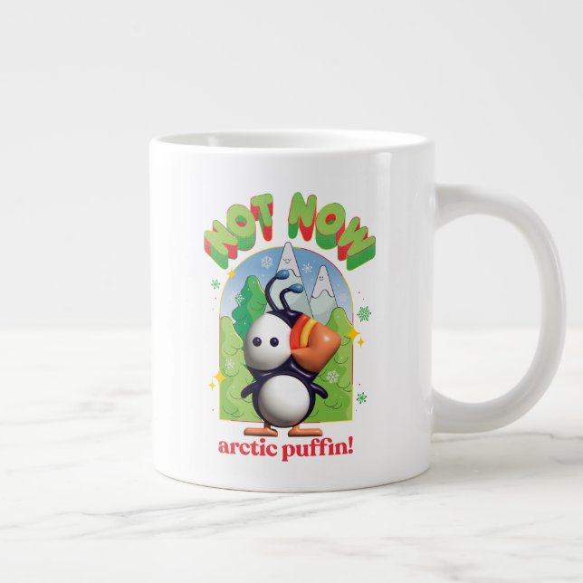 Elf the Movie | Not Now Arctic Puffin! Giant Coffee Mug (Right)