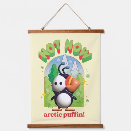 Elf the Movie  Not Now Arctic Puffin Hanging Tapestry