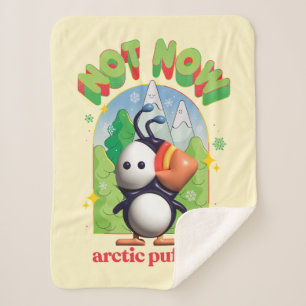 Elf the Movie Not Now Arctic Puffin! Sherpa Blanket