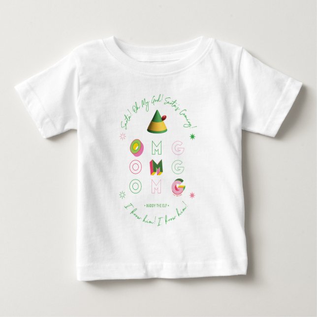 Elf the Movie | Santa OMG Baby T-Shirt (Front)