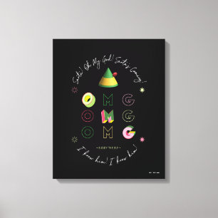 Elf the Movie   Santa OMG Canvas Print