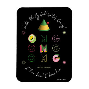 Elf the Movie Santa OMG Magnet