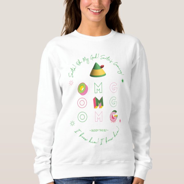 Elf the Movie | Santa OMG Sweatshirt (Front)