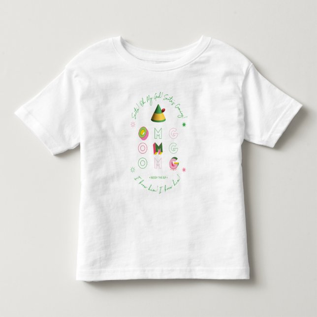 Elf the Movie | Santa OMG Toddler T-shirt (Front)