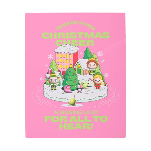 Elf the Movie  The Best Way to Spread Christmas Metal Print