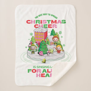 Elf the Movie The Best Way to Spread Christmas Sherpa Blanket