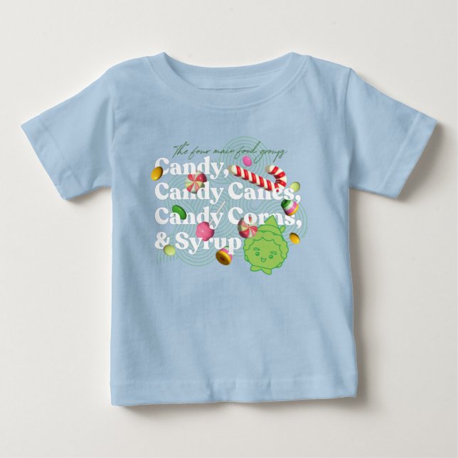 Elf the Movie | The Four Main Food Groups Baby T-Shirt (Front)