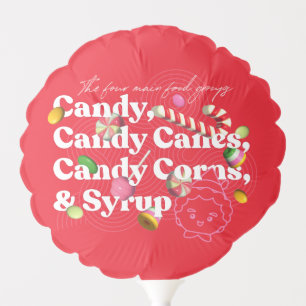 Elf the Movie The Four Main Food Groups Balloon