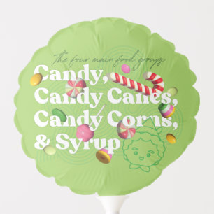Elf the Movie The Four Main Food Groups Balloon